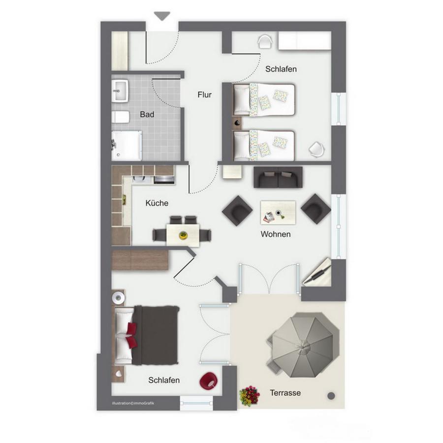 Duenenblick Wohnung 21 Boltenhagen  Esterno foto